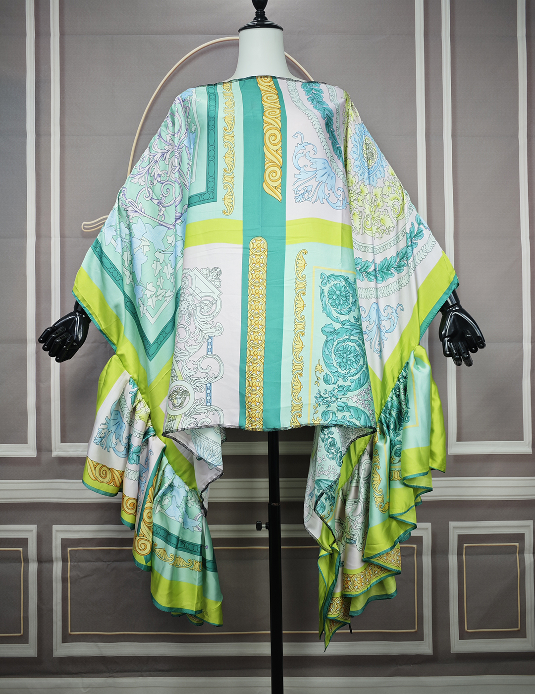 Summer Clothing Outlet - Muslim Women Summer Fashion Lemon Green