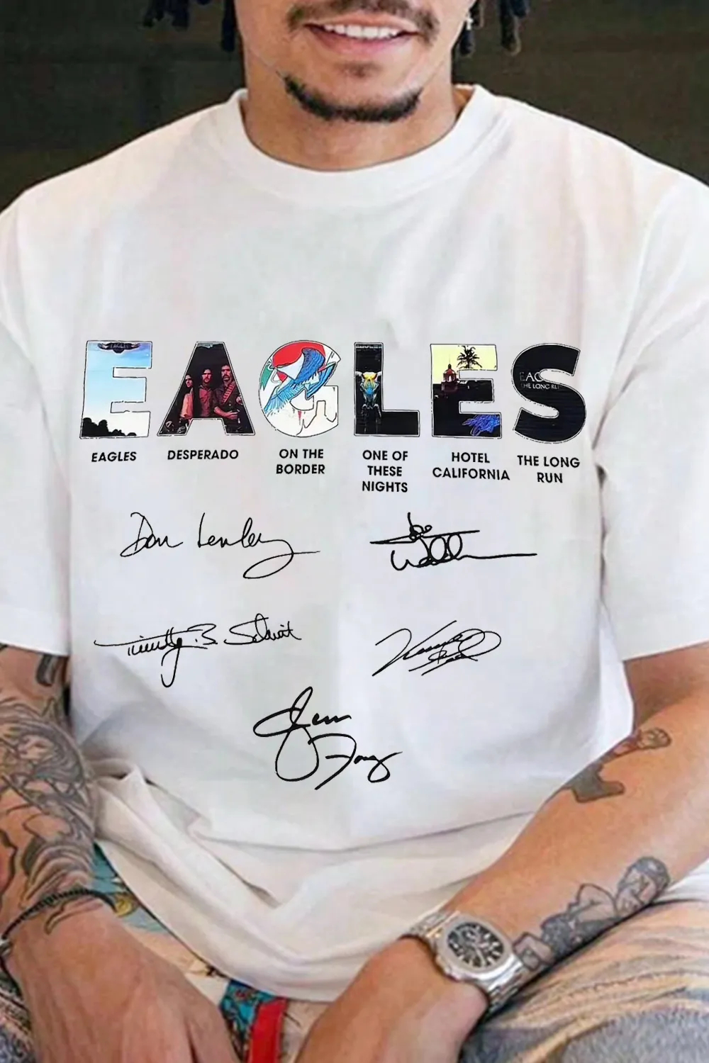 2026 Fashion Eagles Band Graph - Summer Clothing Trends For Men 2026 recension och pris