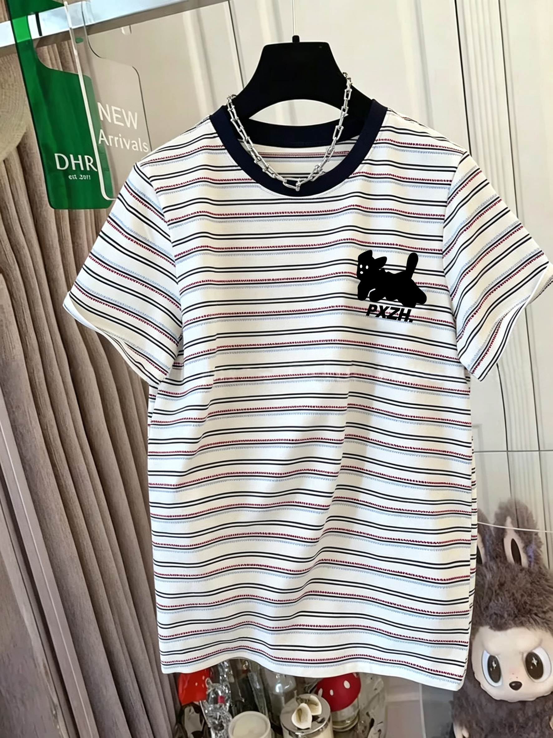 Unisex Pure Cotton Striped Sho - Summer Clothing Outlet recension och pris