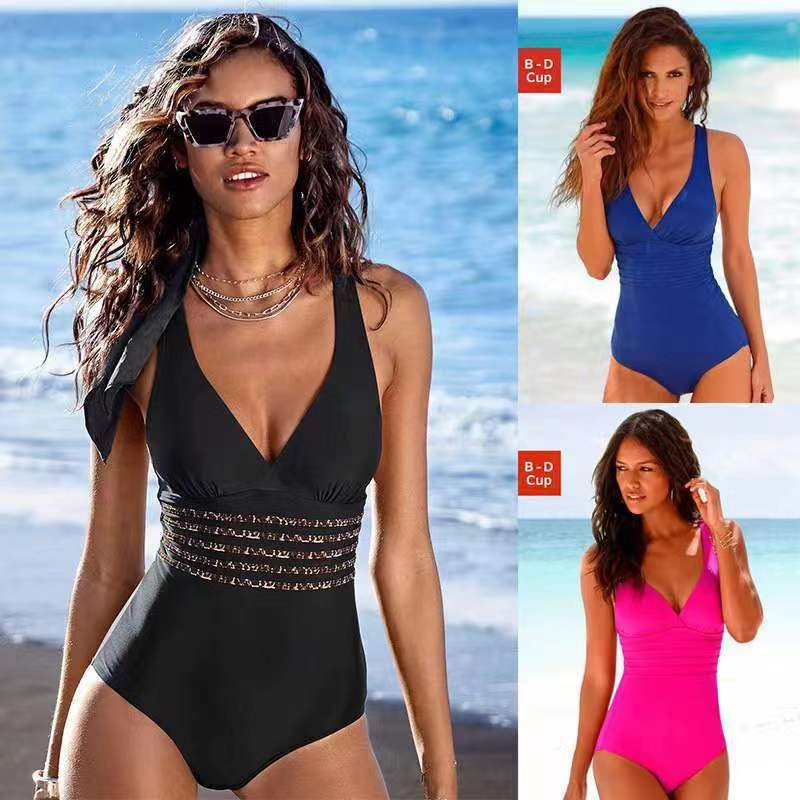 Woman Swimsuit Tankini Solid C - Swimsuit One Piece recension och pris
