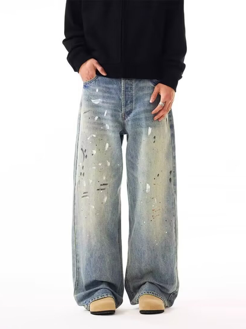 Men Straight Jeans Drip Denim  - Summer Clothing Drip recension och pris