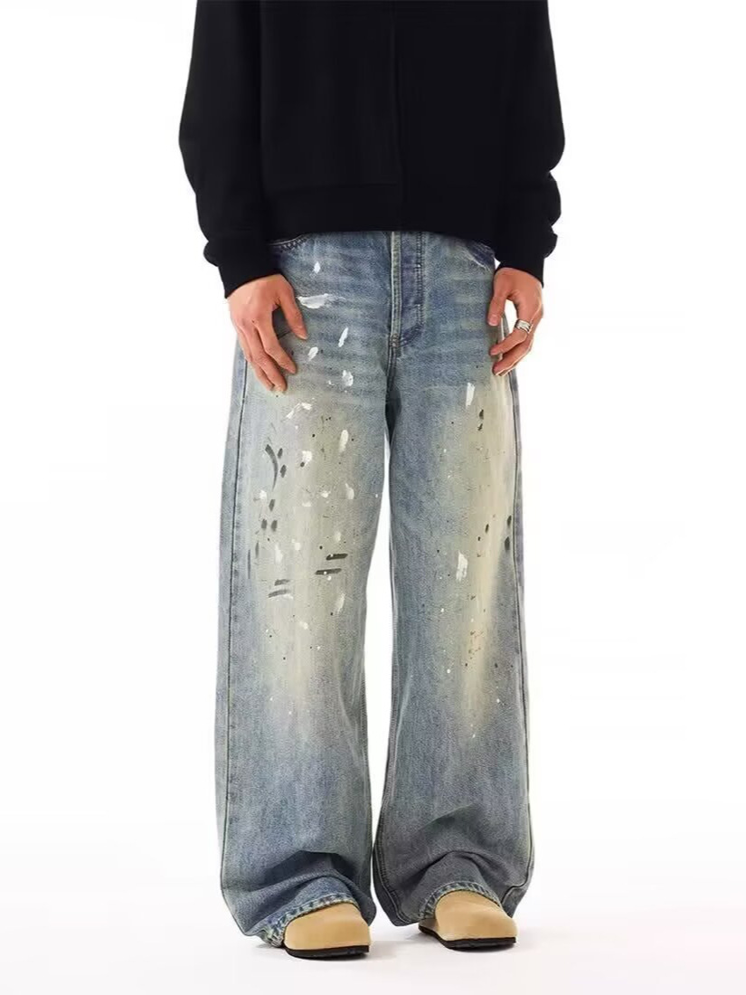 Men Straight Jeans Drip Denim  - Summer Clothing Drip recension och pris