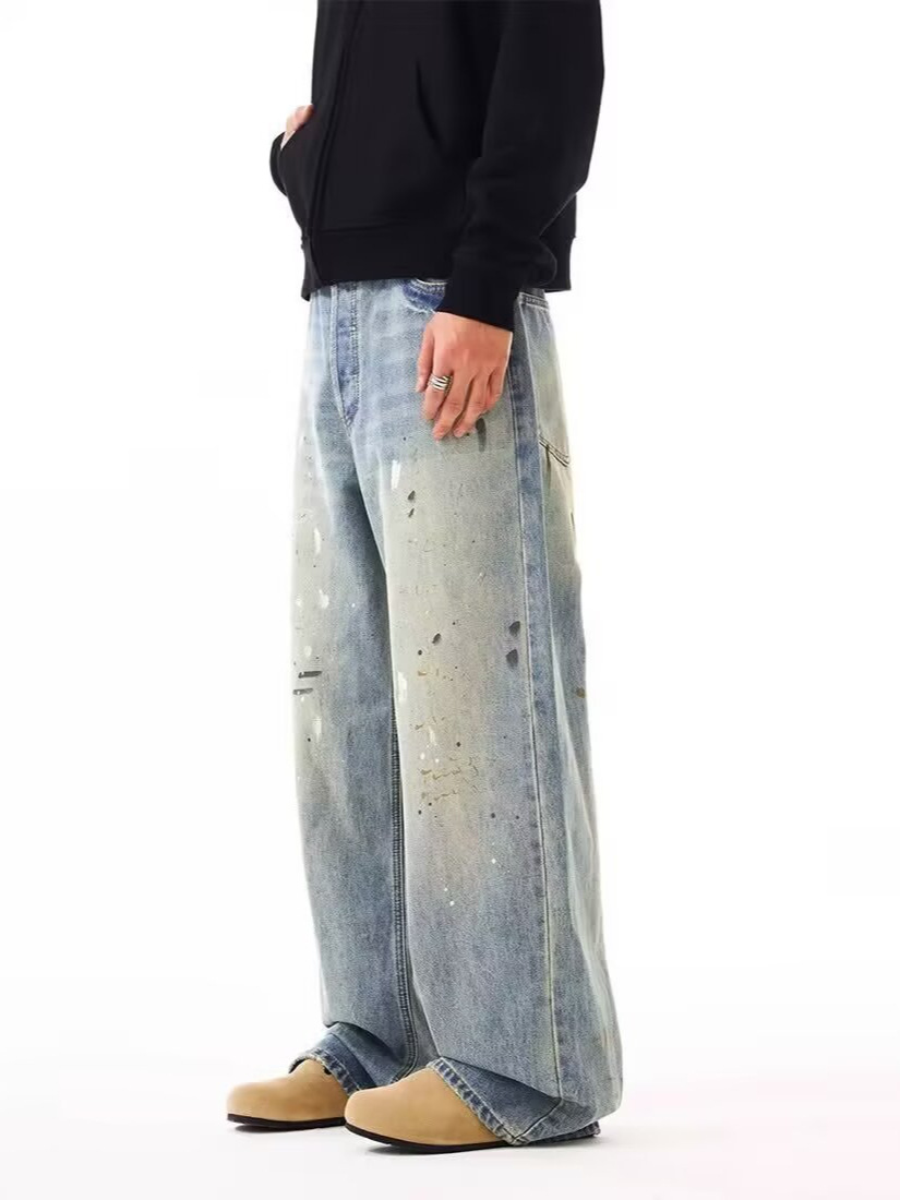 Men Straight Jeans Drip Denim  - Summer Clothing Drip recension och pris