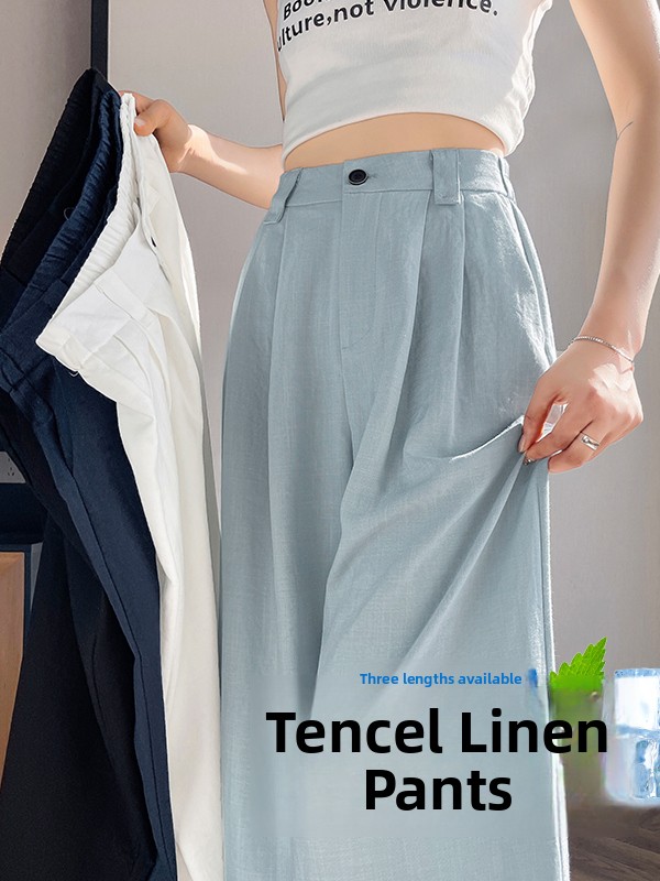 High Waist Linen Wide Leg Pant - Summer Clothing Outlet recension och pris