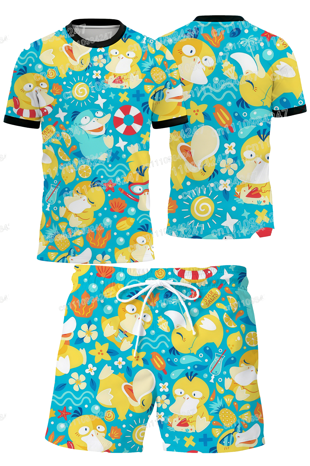 2026 Hot Sale Pokemon Psyduck  - Summer Holiday Clothing Women recension och pris