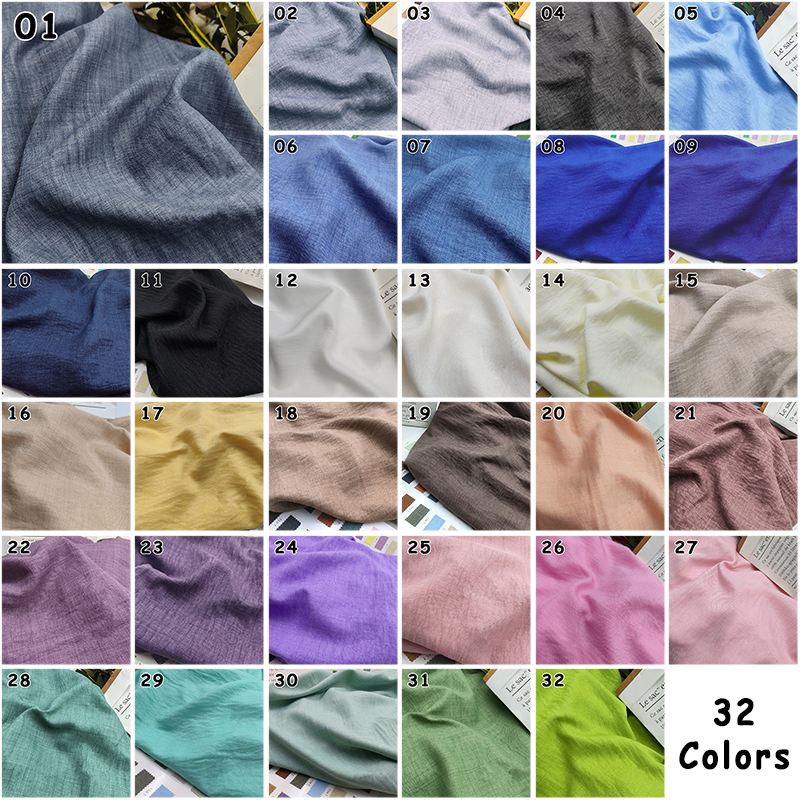 Slightly Wrinkled Soft Breatha - Summer Clothing Fabric recension och pris