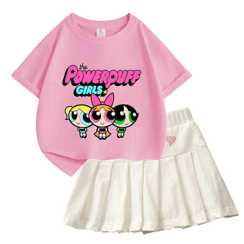 Powerpuff Girl T Shirt Pleated - Summer Clothing Toddler recension och pris