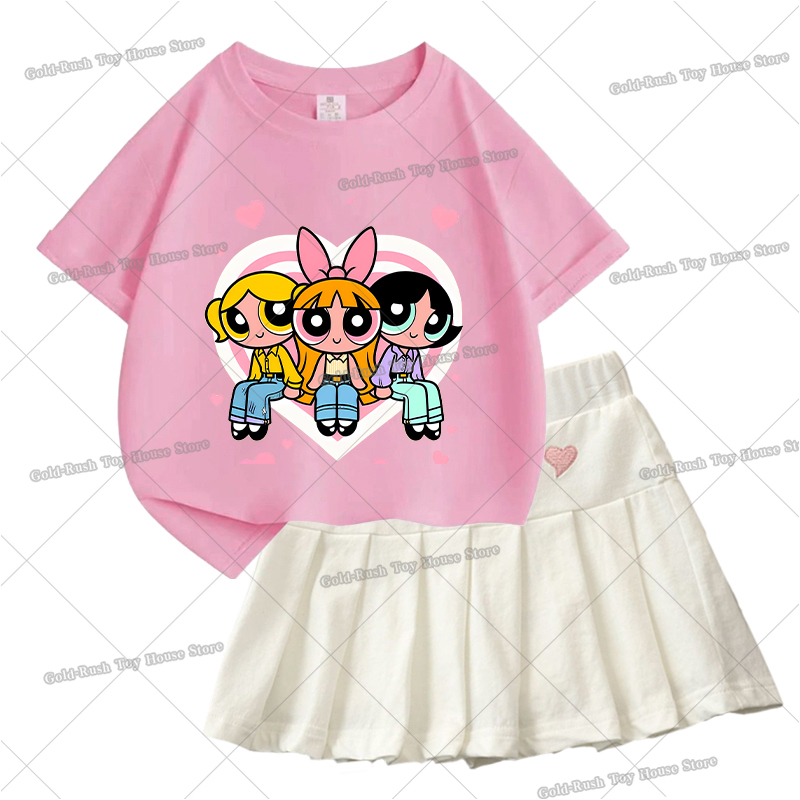 Powerpuff Girl T Shirt Pleated - Summer Clothing Toddler recension och pris