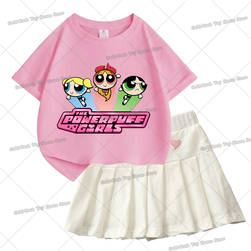 Powerpuff Girl T Shirt Pleated - Summer Clothing Toddler recension och pris