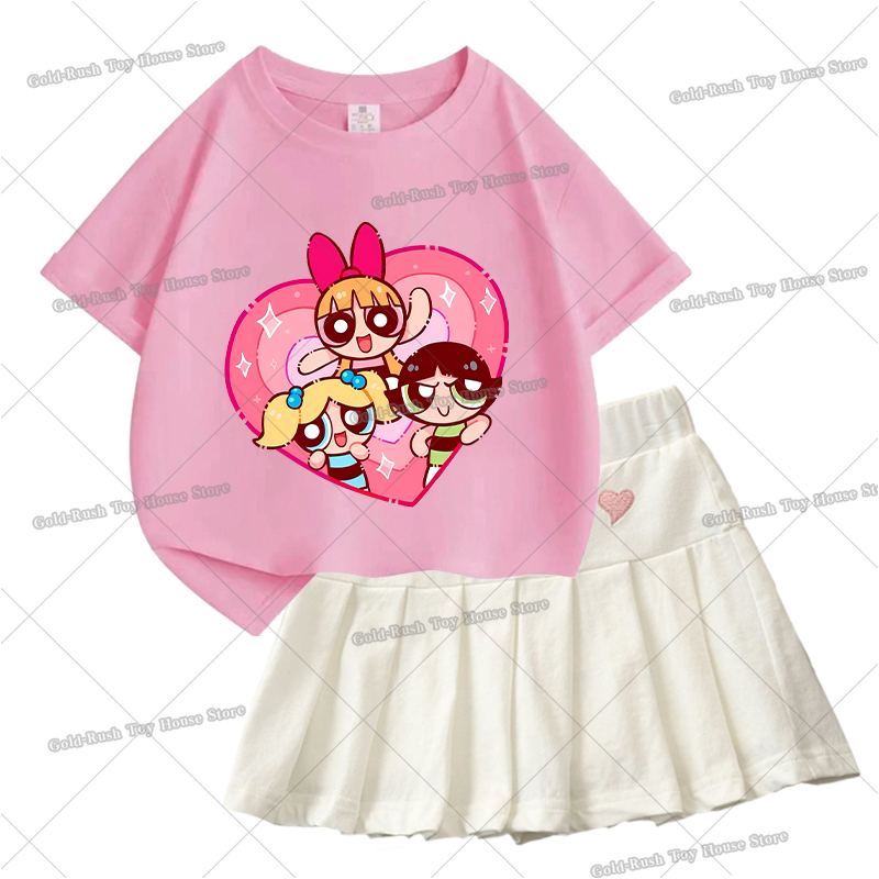 Powerpuff Girl T Shirt Pleated - Summer Clothing Toddler recension och pris