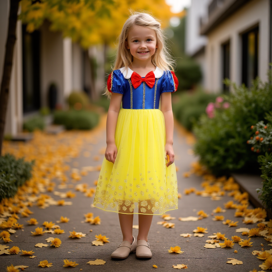 Snow White Gown Set Girls Prin - Summer Clothing Toddler recension och pris