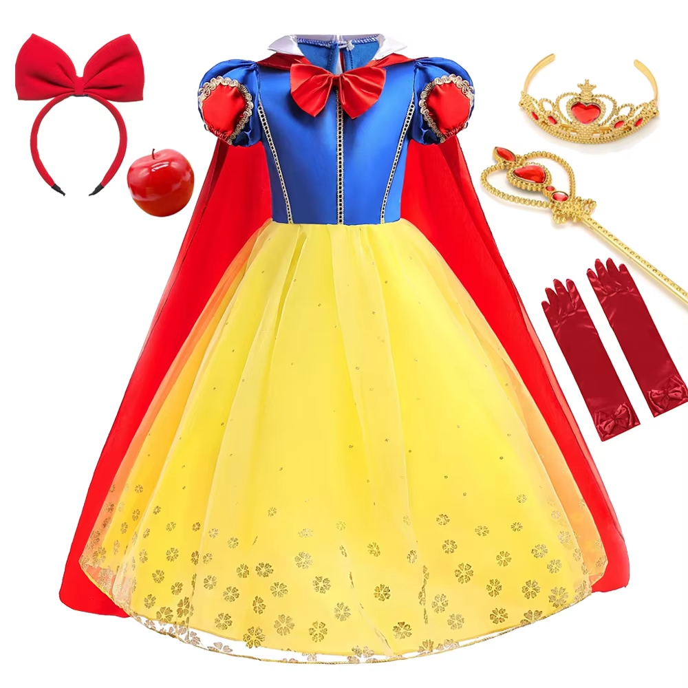 Snow White Gown Set Girls Prin - Summer Clothing Toddler recension och pris