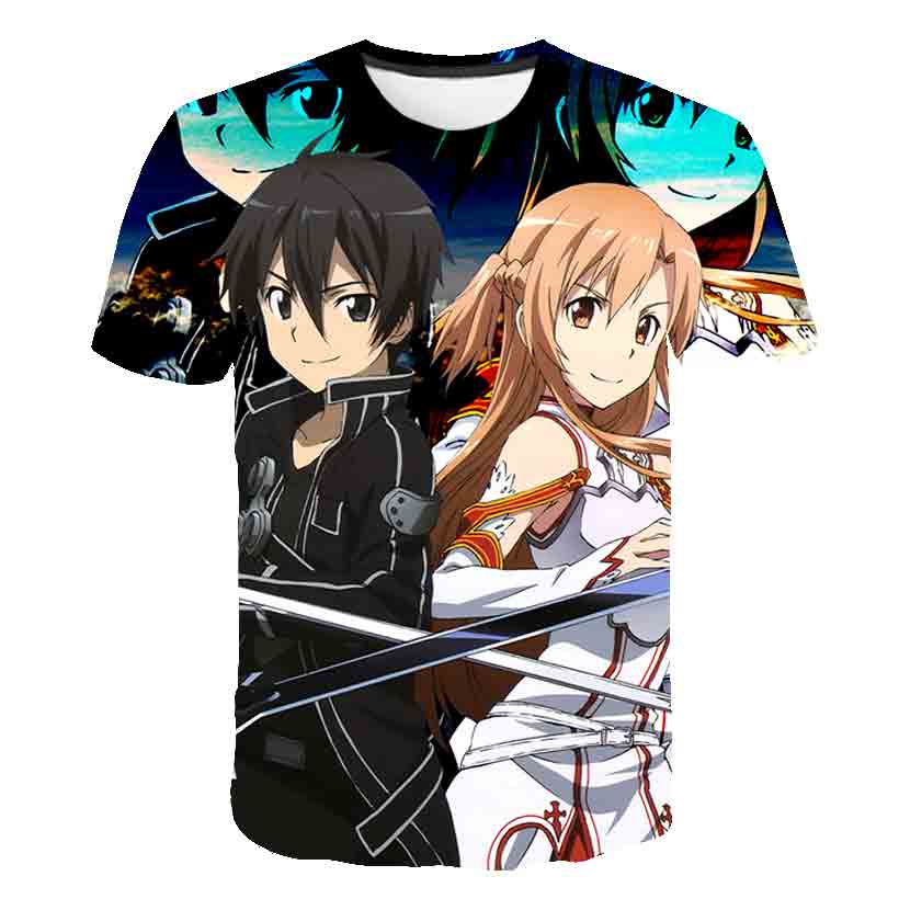 Anime 3D-printed Sword Art Onl - Summer Clothing Online Shopping recension och pris