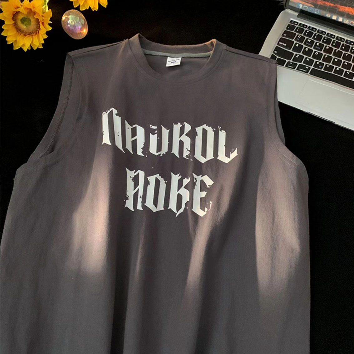 Summer Loose Fit Cotton Tank T - Summer Clothing Outlet recension och pris