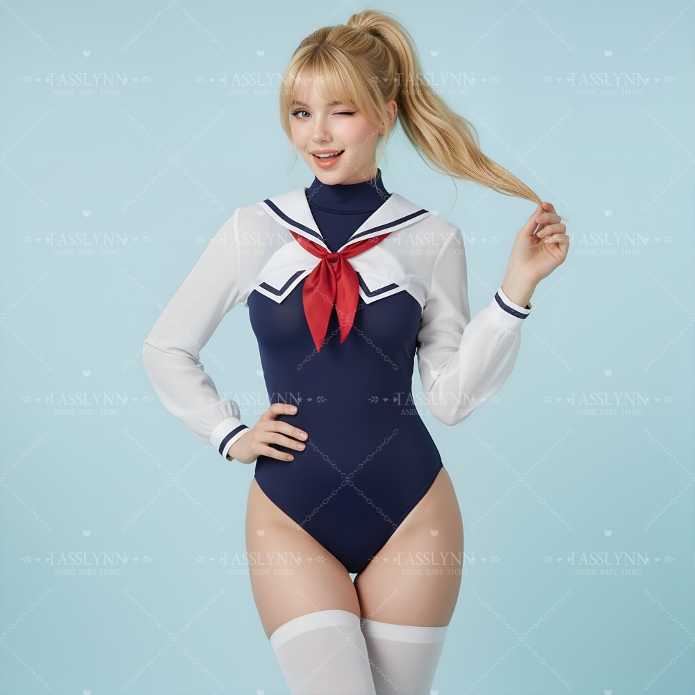 Japanese Sailor Swimsuit Women - Swimsuit One Piece recension och pris