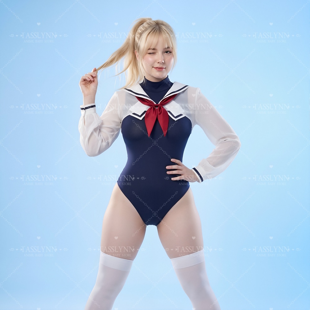 Japanese Sailor Swimsuit Women - Swimsuit One Piece recension och pris