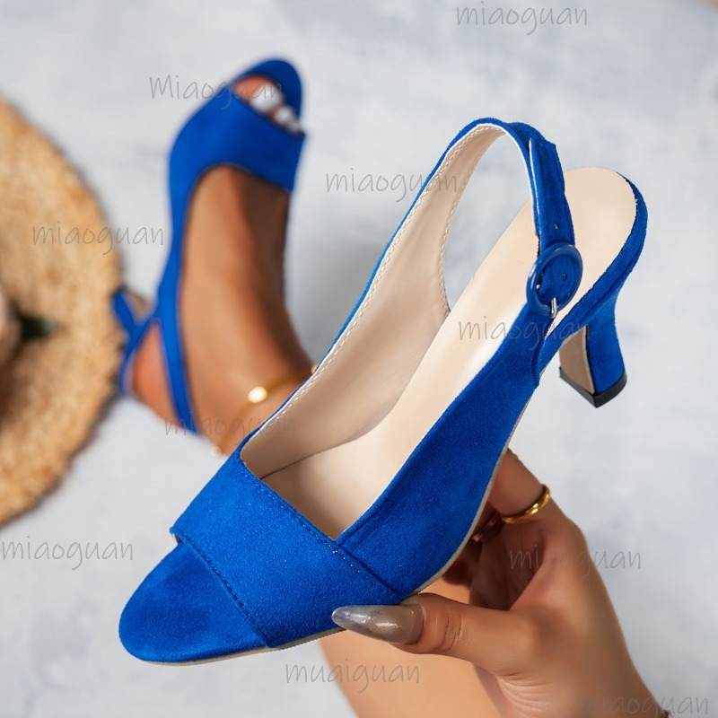 Size 35-43 Women's High Heel S - Summer Clothing Fabric recension och pris
