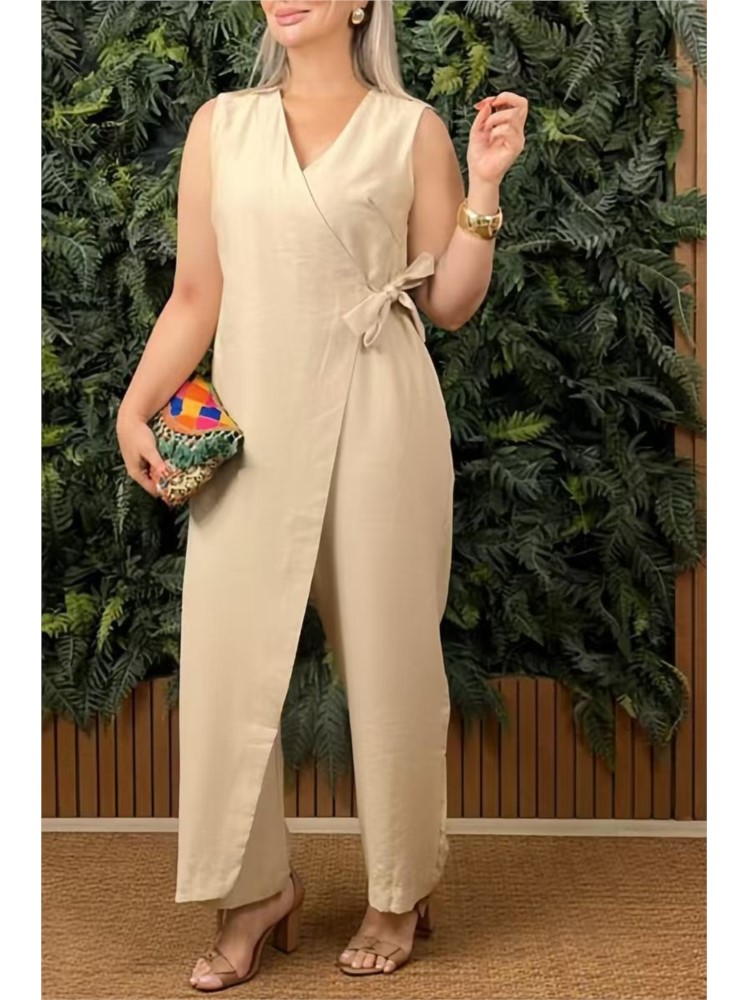 Female Casual Jumpsuit V-Neck  - Summer Holiday Clothing Women recension och pris
