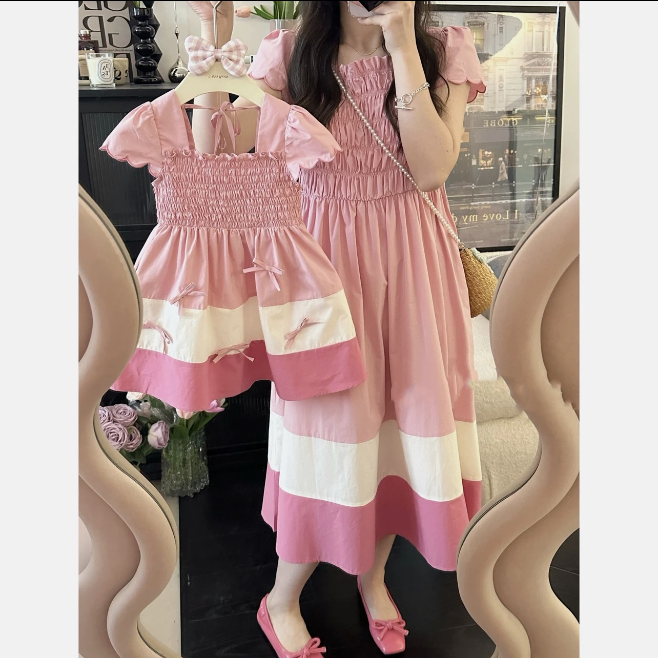 2024 Summer Mom and Daughter M - Summer Holiday Clothing Women recension och pris