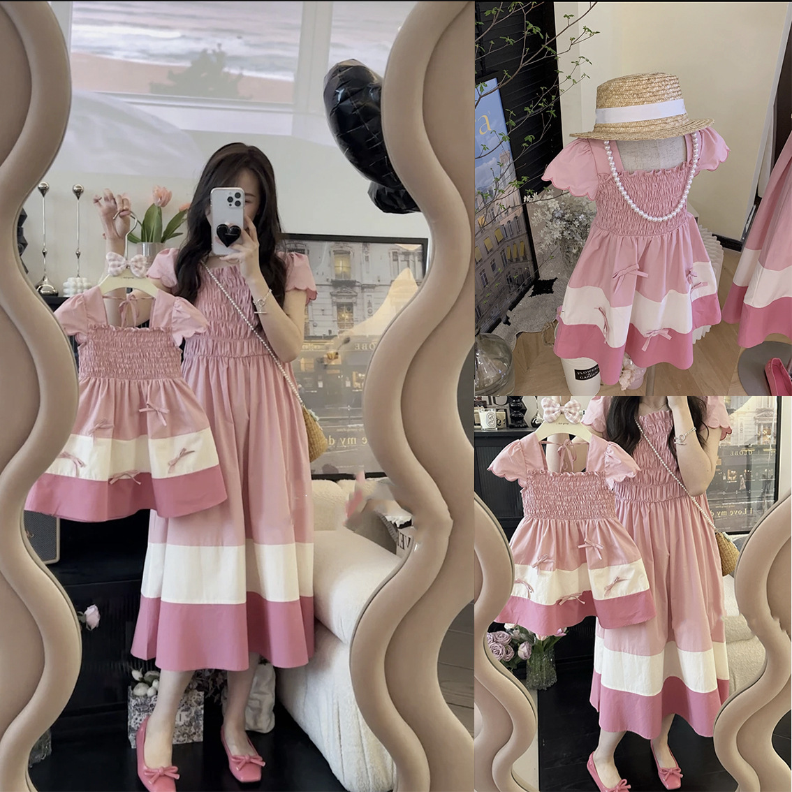 2024 Summer Mom and Daughter M - Summer Holiday Clothing Women recension och pris