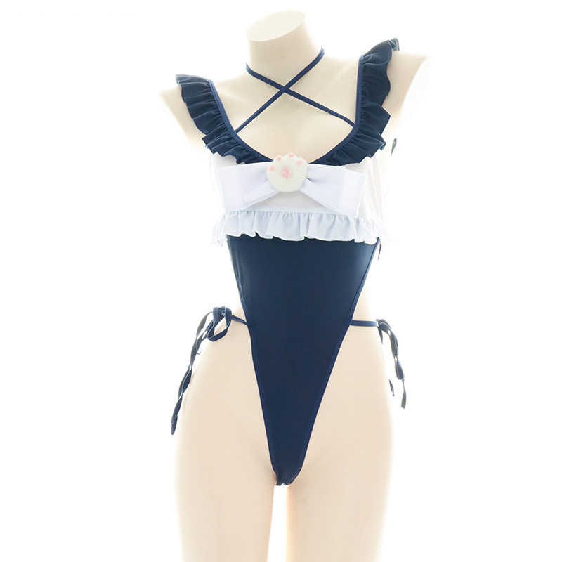 Cute Ruffled Edge One Piece Sw - Swimsuit One Piece recension och pris