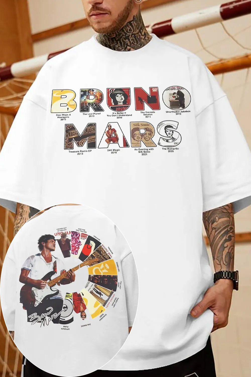 2026 Bruno Mars Graphic Shirt  - Summer Clothing Trends For Men 2026 recension och pris