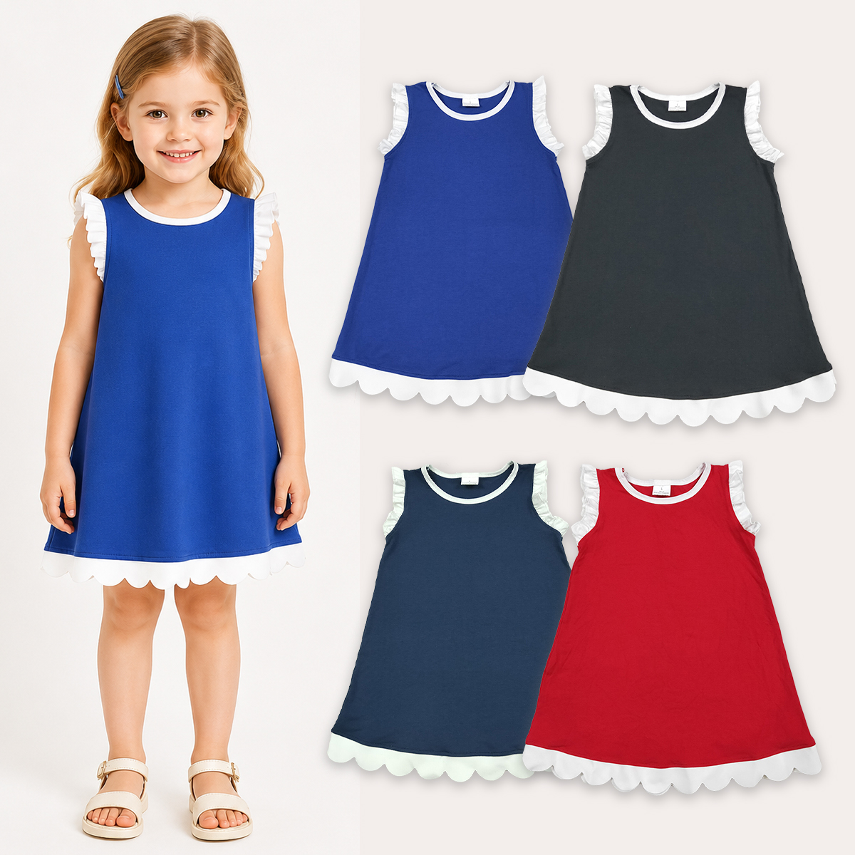 Kids Dress Clothes Baby Girls  - Summer Clothing Boutiques recension och pris