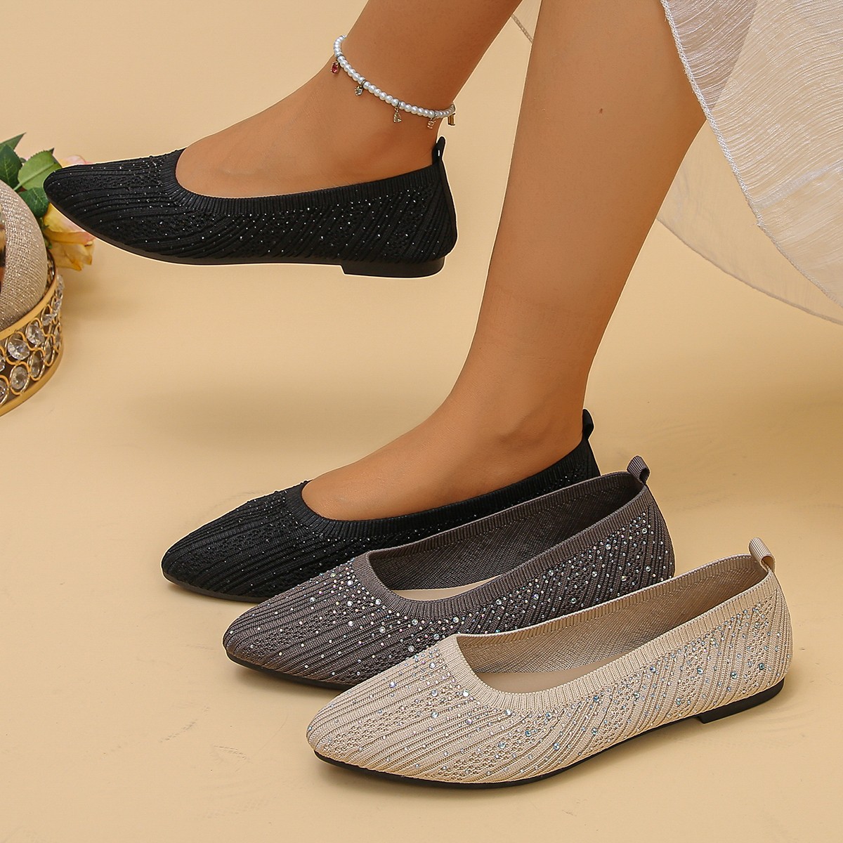 2026 new women's flat shoes la - Summer Clothing Fabric recension och pris