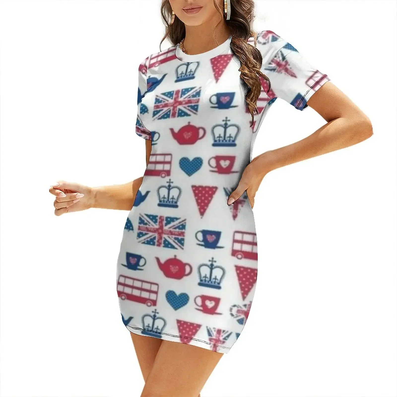 United Kingdom Pattern - UK Fl - Summer Clothing Women Uk recension och pris