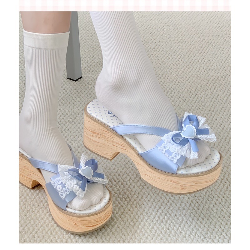 Sweet Bow Wood Grain Thick Bot - Summer Clothing Fabric recension och pris