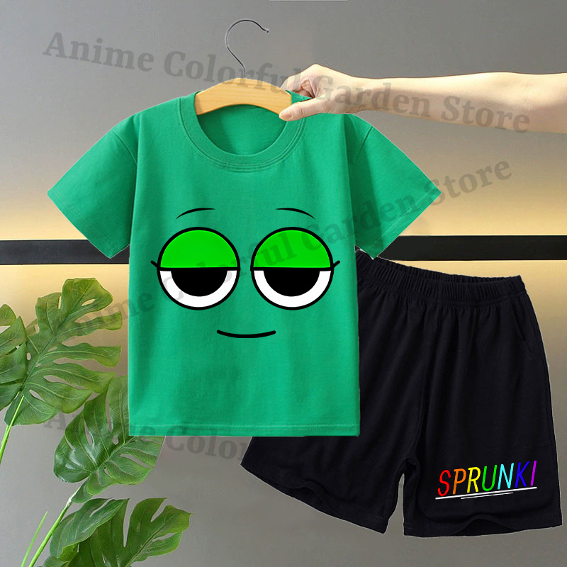 Sprunki 2pcs T-shirt and Short - Summer Clothing Boys recension och pris