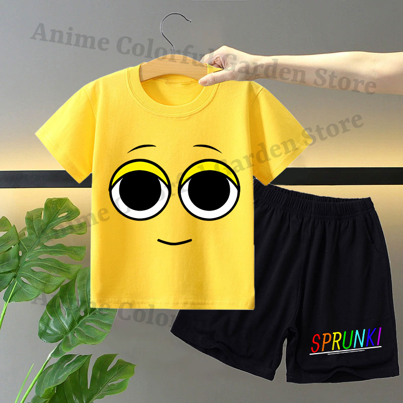 Sprunki 2pcs T-shirt and Short - Summer Clothing Boys recension och pris