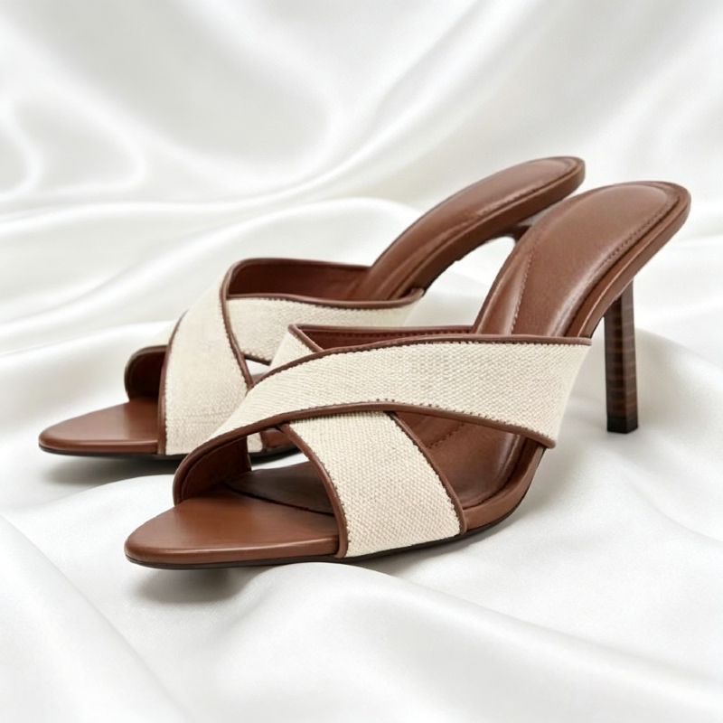 Fashion Wide Cross-Tied Mule S - Summer Clothing Fabric recension och pris