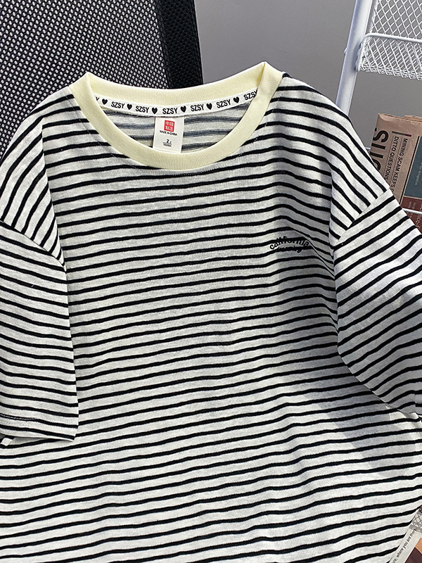 Unisex Pure Cotton Striped Sho - Summer Clothing Outlet recension och pris