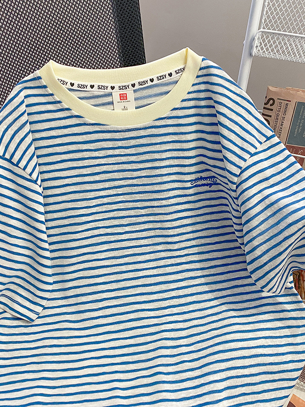 Unisex Pure Cotton Striped Sho - Summer Clothing Outlet recension och pris
