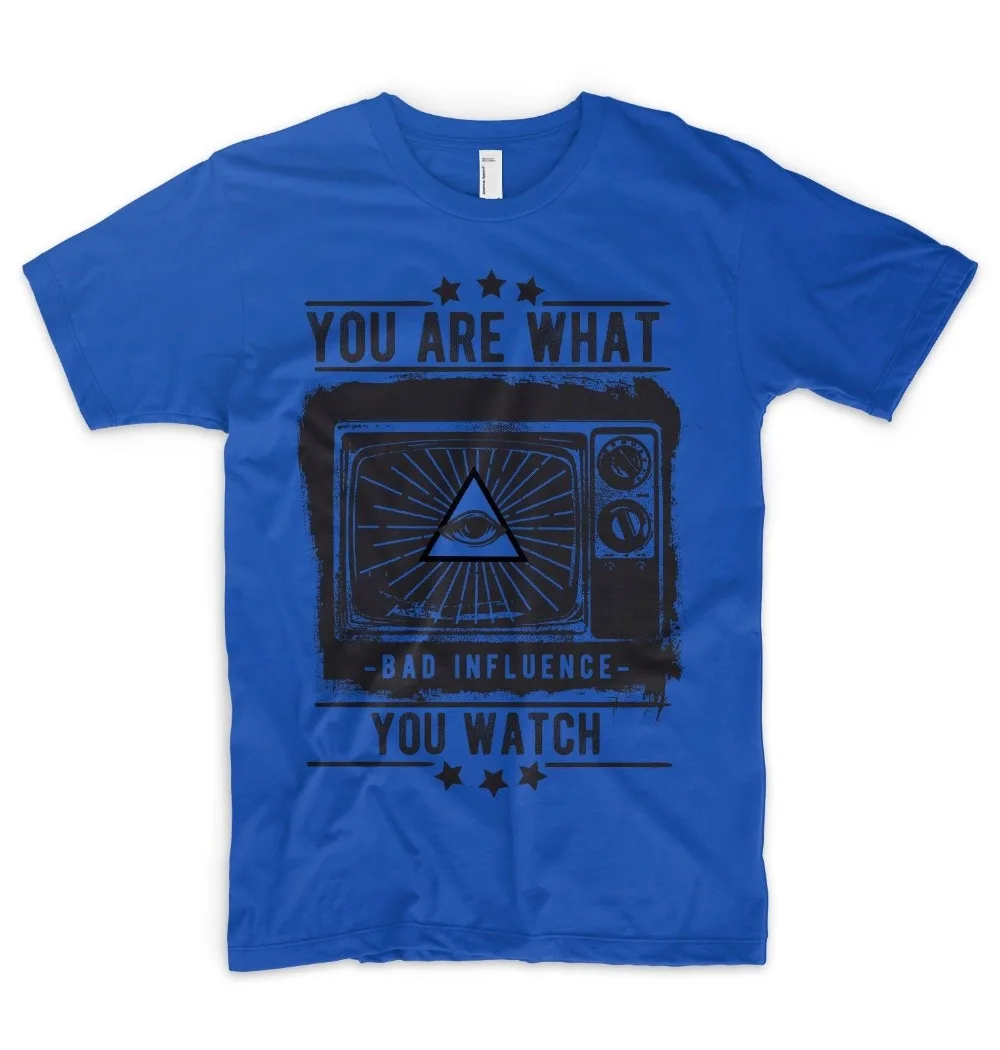Illuminati T Shirt Mind Contro - Summer Clothing Brands Men recension och pris