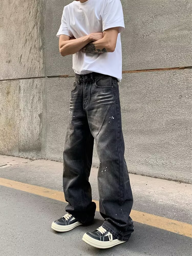 Bootcut Jeans For Man Straight - Summer Clothing Drip recension och pris