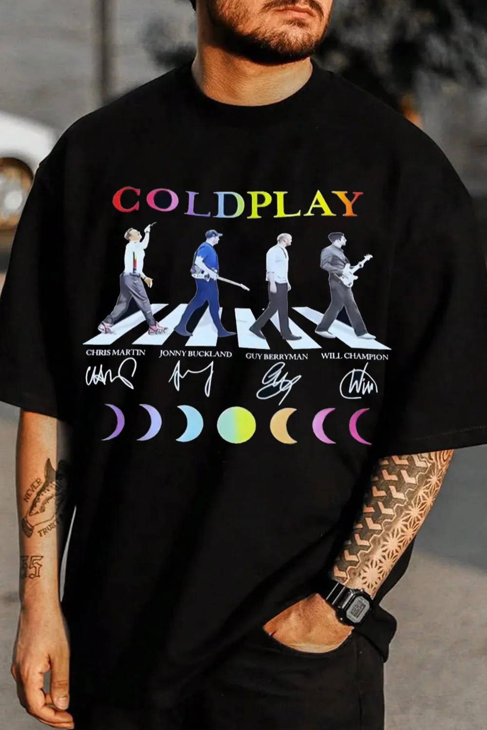 Uk Band Cold-plays TShirt Mens - Summer Clothing Women Uk recension och pris