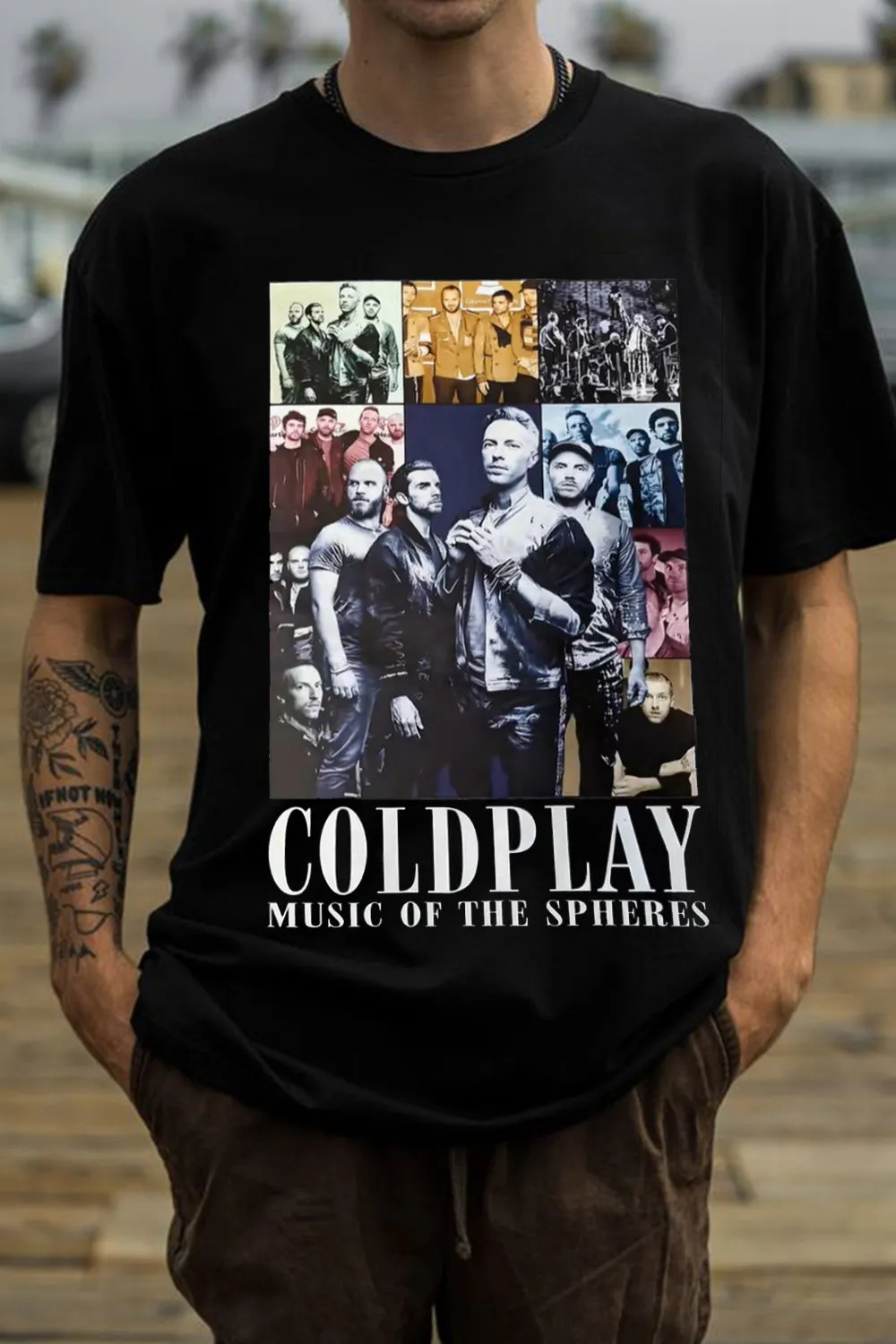 Uk Band Cold-plays TShirt Mens - Summer Clothing Women Uk recension och pris