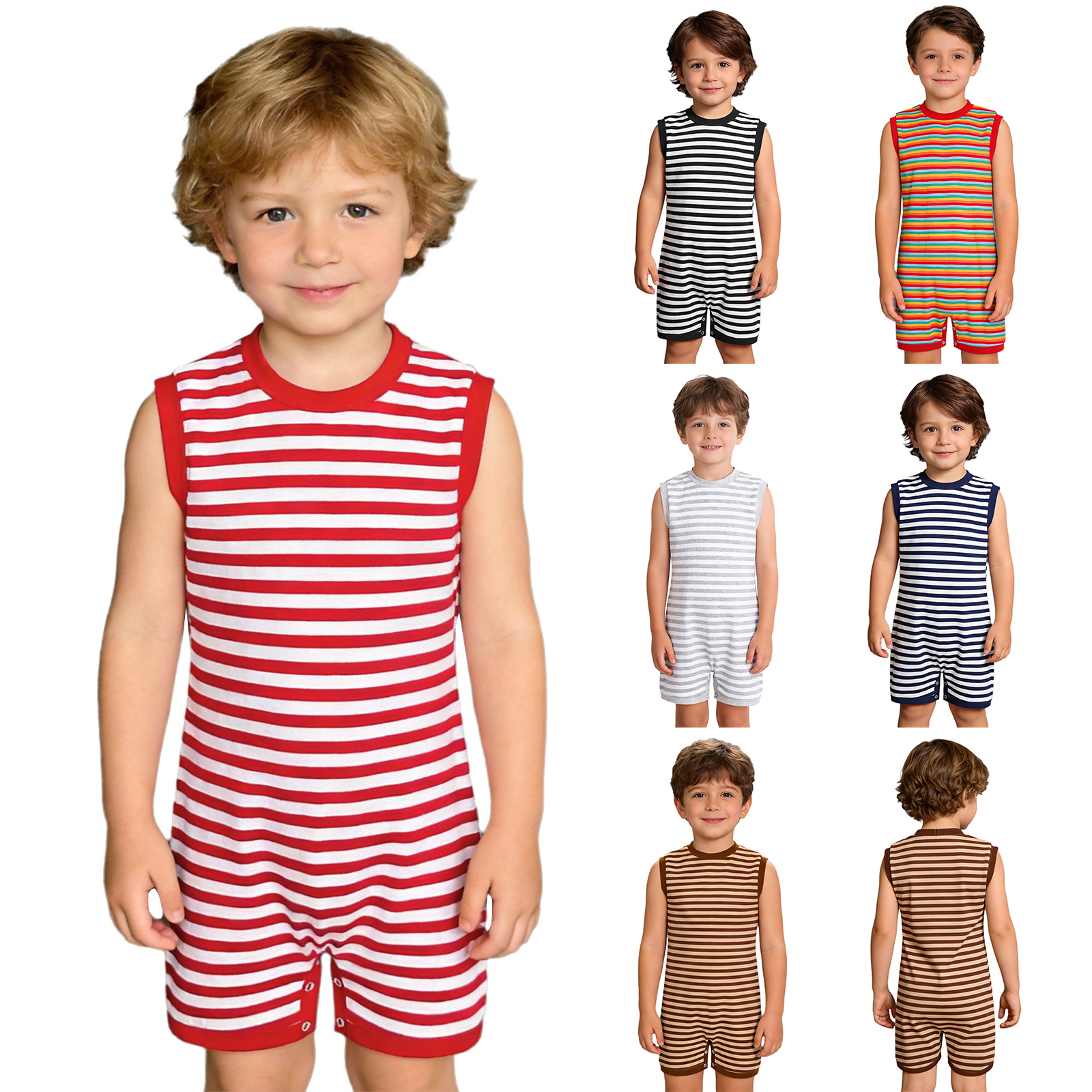 Kid Boys Girls One-piece Speci - Summer Clothing Boys recension och pris