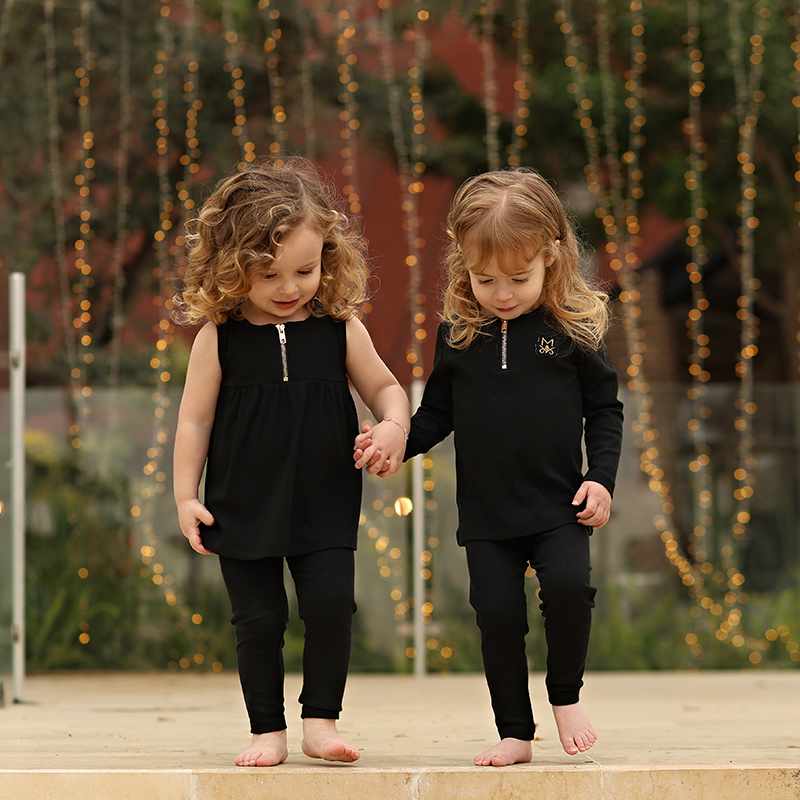 Summer black ribbed family mat - Summer Clothing Toddler recension och pris