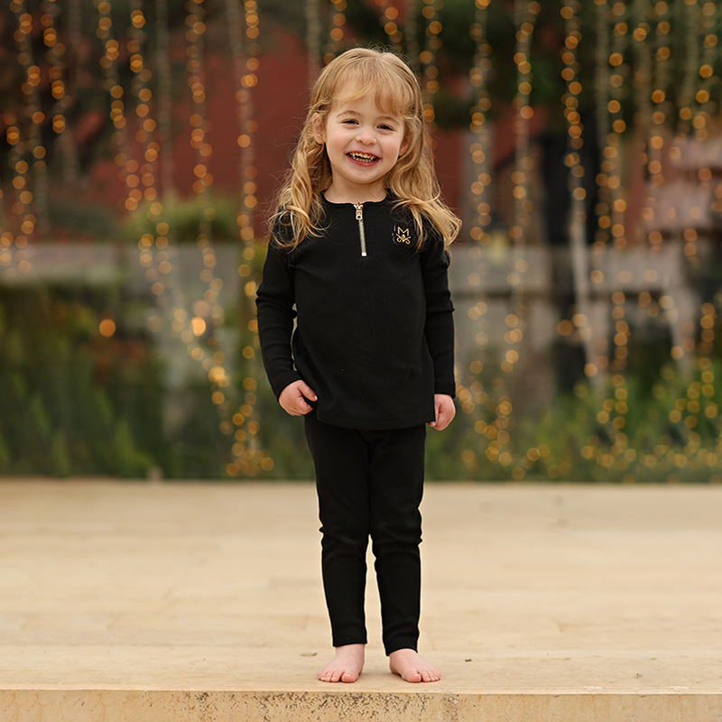 Summer black ribbed family mat - Summer Clothing Toddler recension och pris