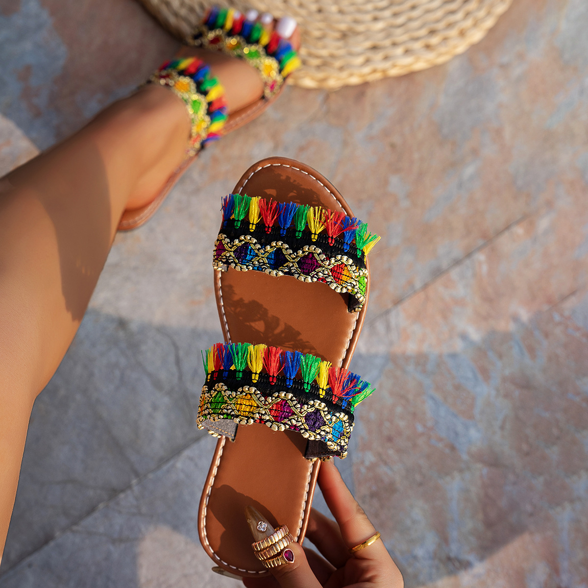 2025 New Women Slippers Casual - Summer Clothing Fabric recension och pris