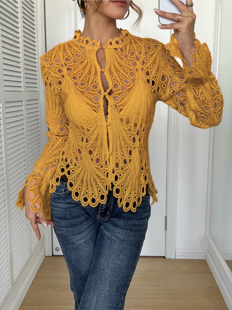 White Lace Shirt For Women Fas - Summer Holiday Clothing Women recension och pris