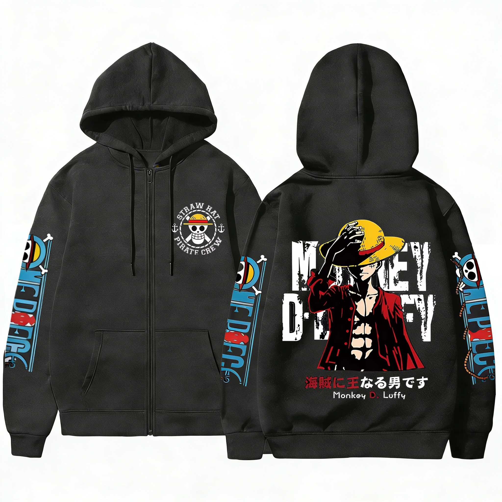 One Piece Anime Straw Hat Pira - Crew Clothing Summer Jacket recension och pris