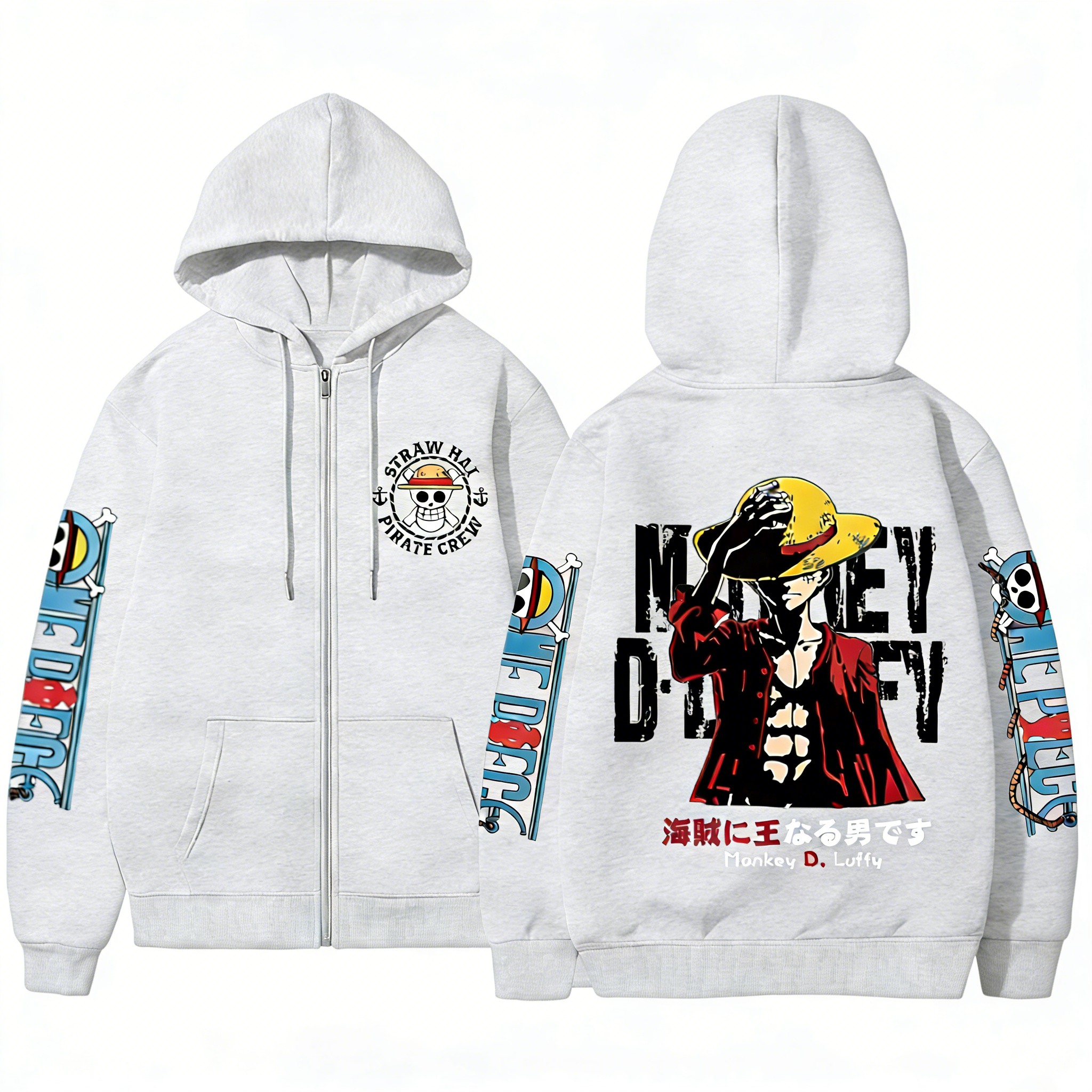 One Piece Anime Straw Hat Pira - Crew Clothing Summer Jacket recension och pris