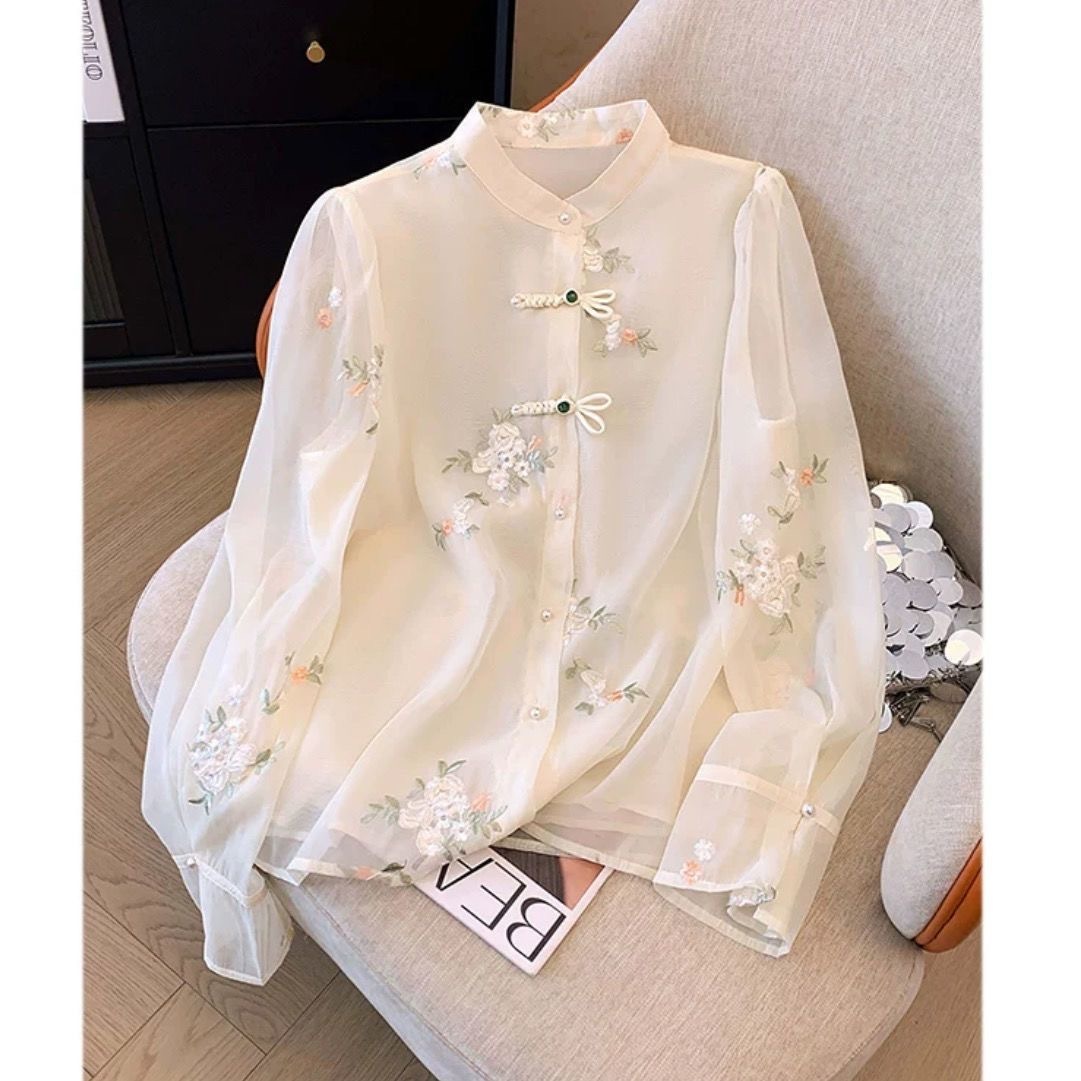 Long Sleeve Shirts Womens Chif - Summer Holiday Clothing Women recension och pris