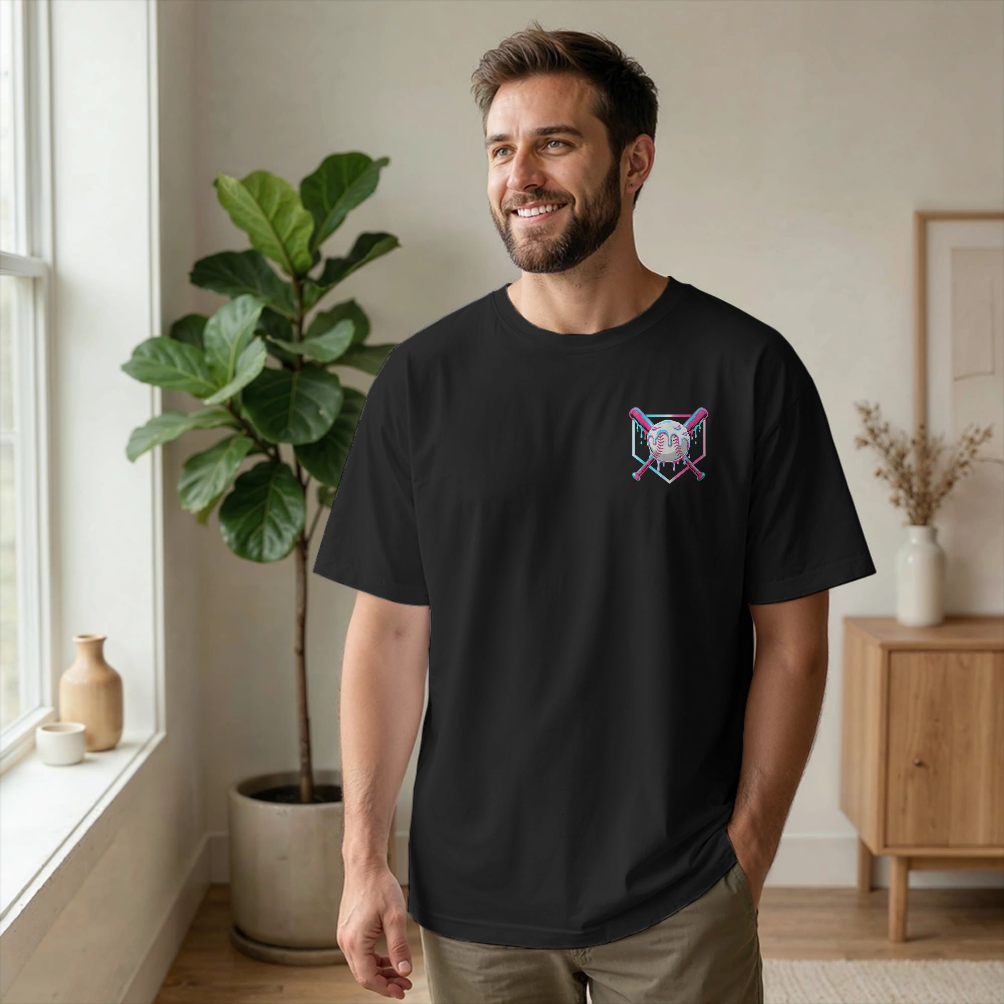 Baseball Sport Ice Cream Drip  - Summer Clothing Drip recension och pris